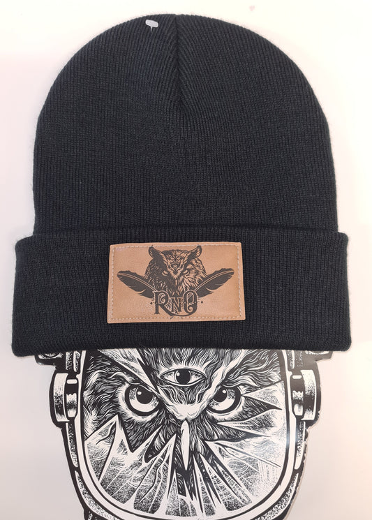 BEANIE FEATHER VEGANLEATHER DESIGN VERSCH. FARBEN