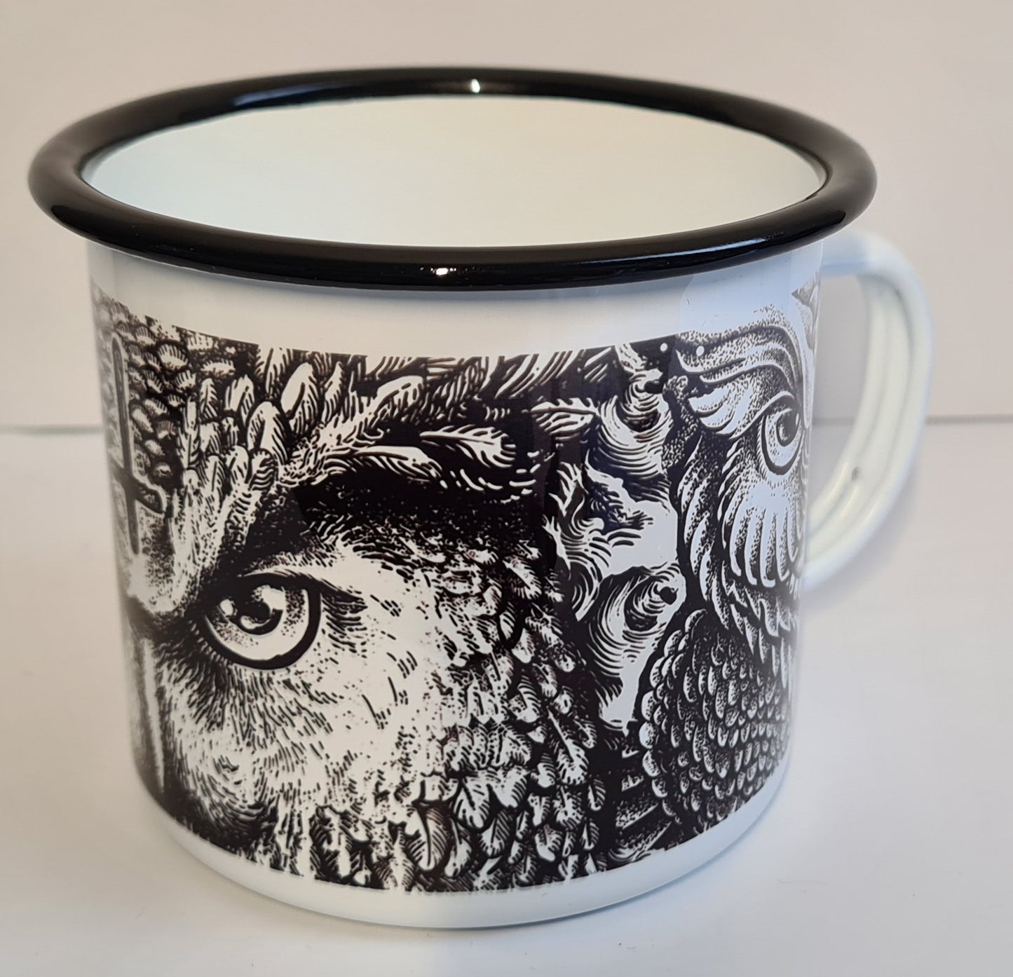 RNO TASSE D-OWL EMAILLE WHITE 500ml