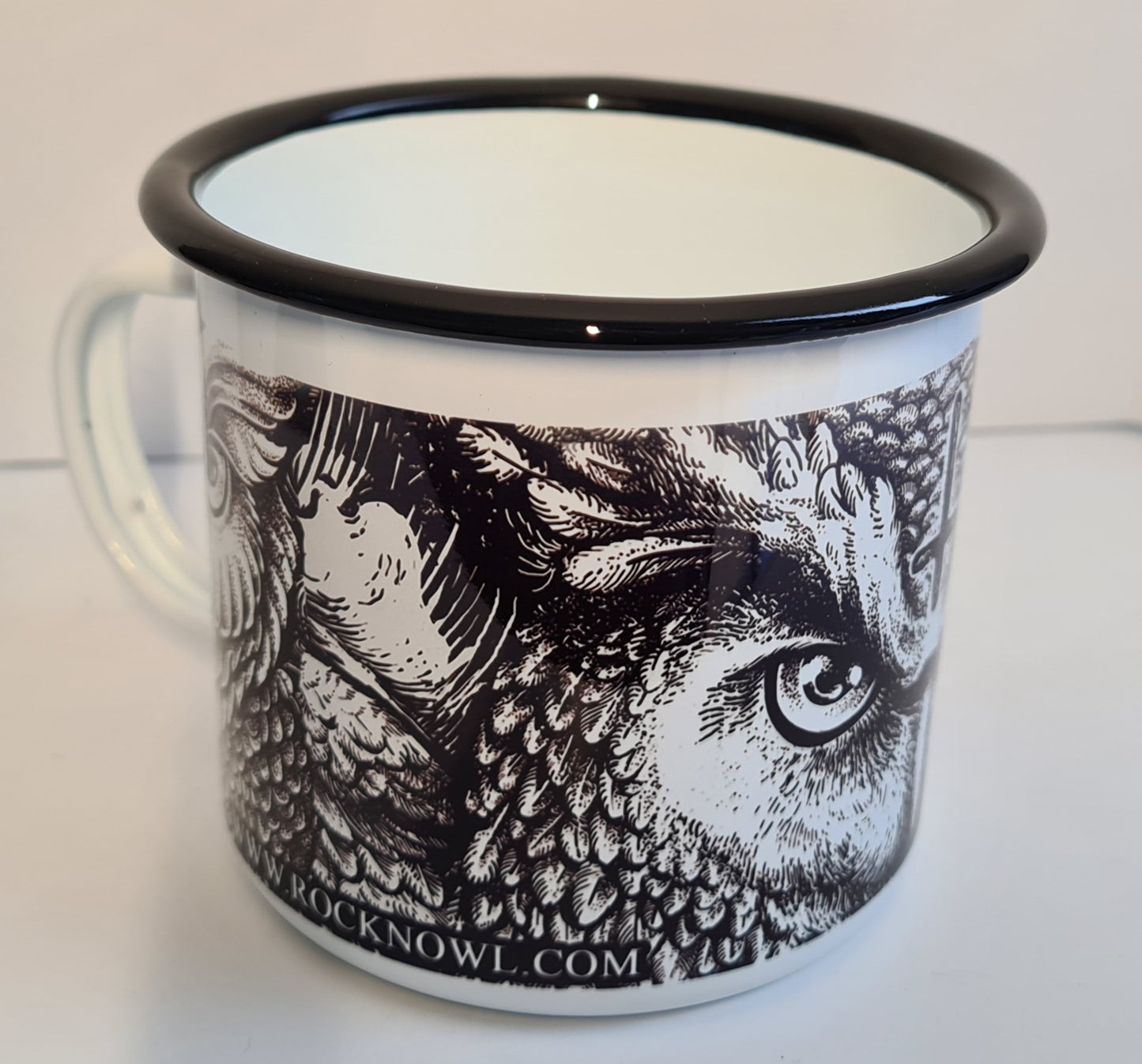 RNO TASSE D-OWL EMAILLE WHITE 500ml