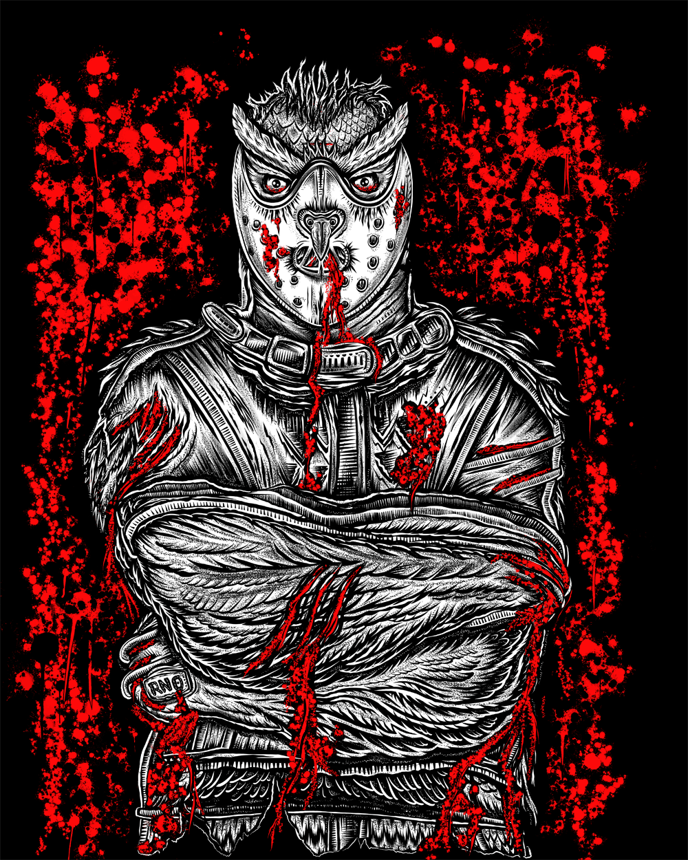 T-SHIRT HANNIBOWL MEN BLACK