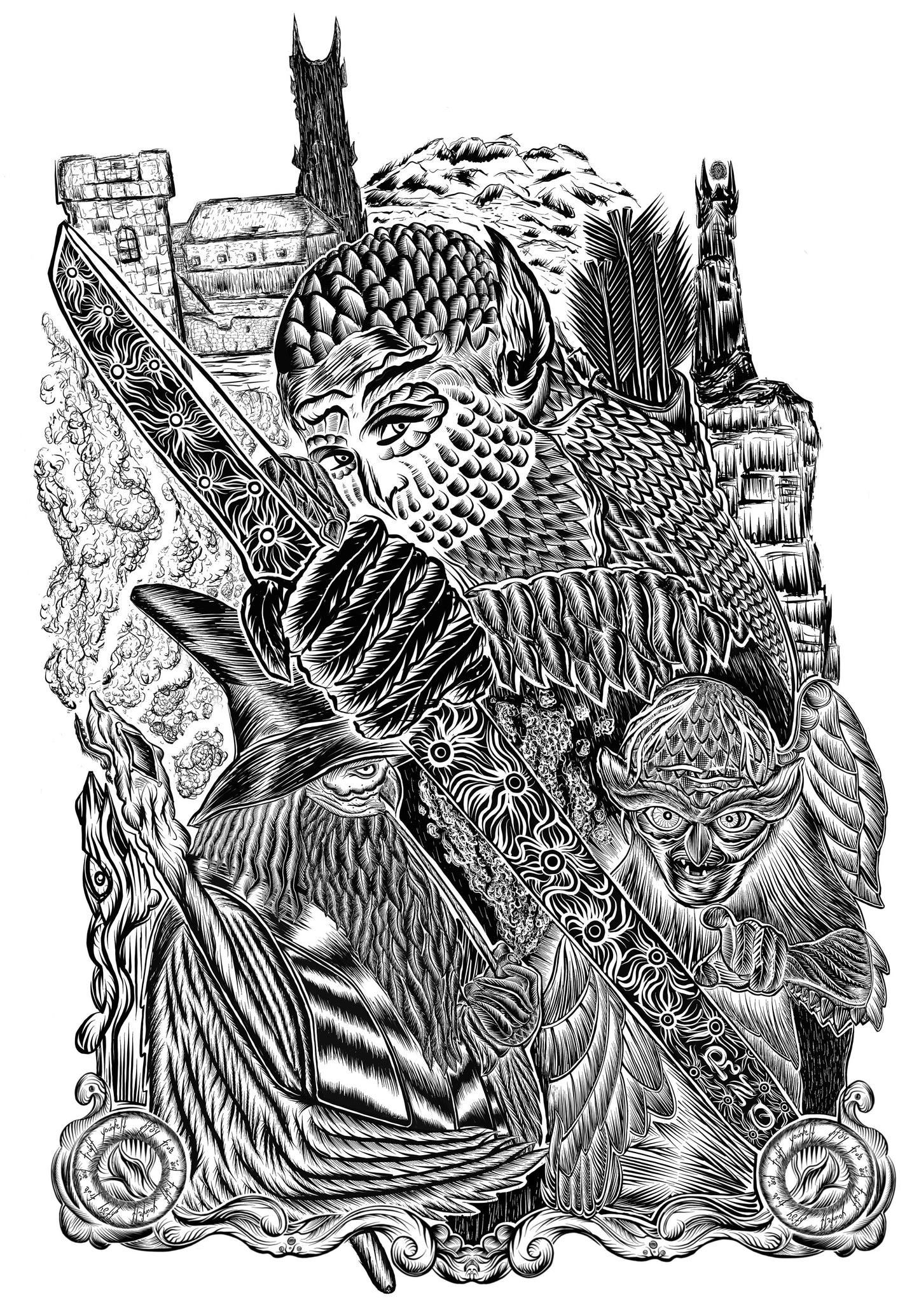 T-SHIRT MEN LEGOWLAS WHITE