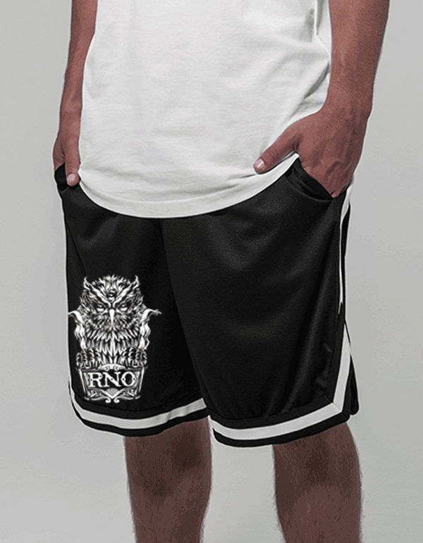 MESH SHORT GOWLT BLACK