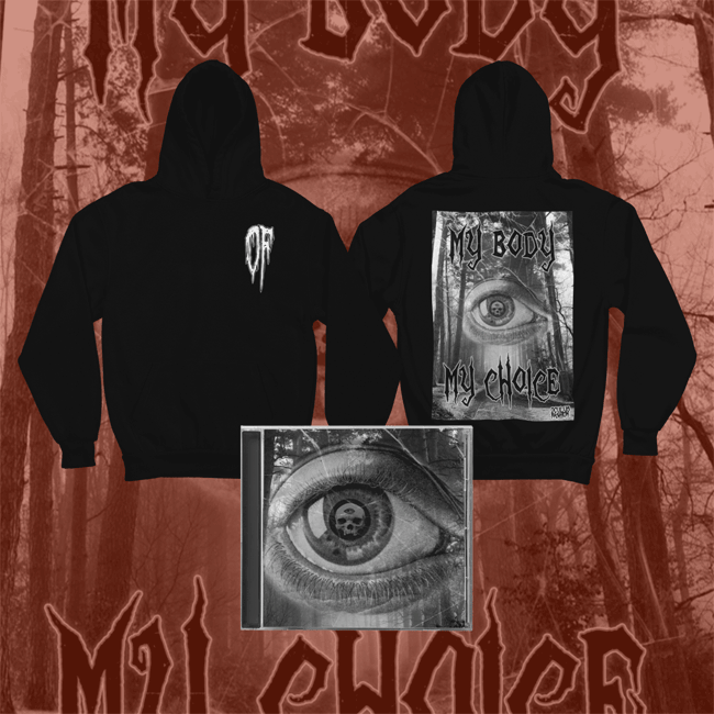 OF ZIPPER MY BODY MY CHOICE BLACK UNI