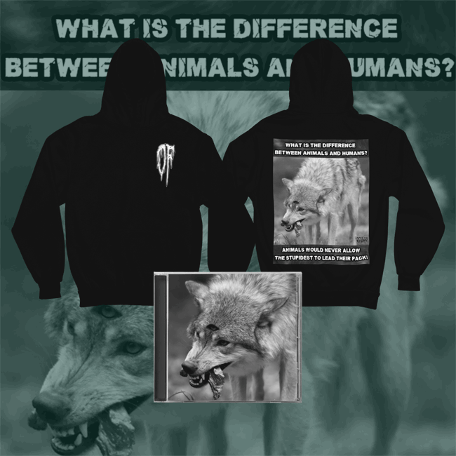 OF HOODIE WOLFPACK BLACK UNI