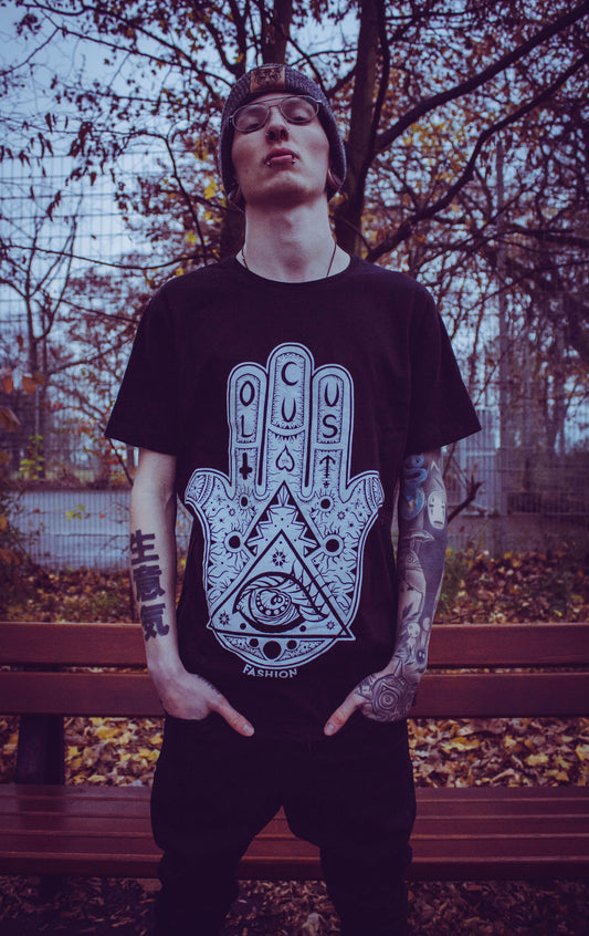 OF T-SHIRT HAND MEN BLACK