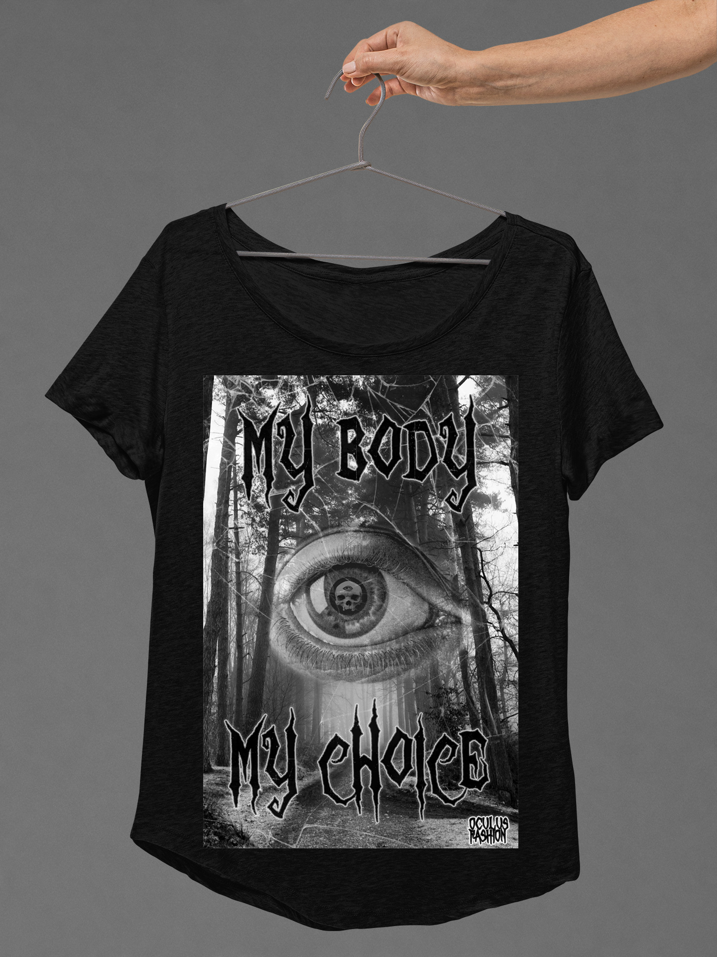 OF T-SHIRT MY BODY MY CHOICE LADIES BLACK
