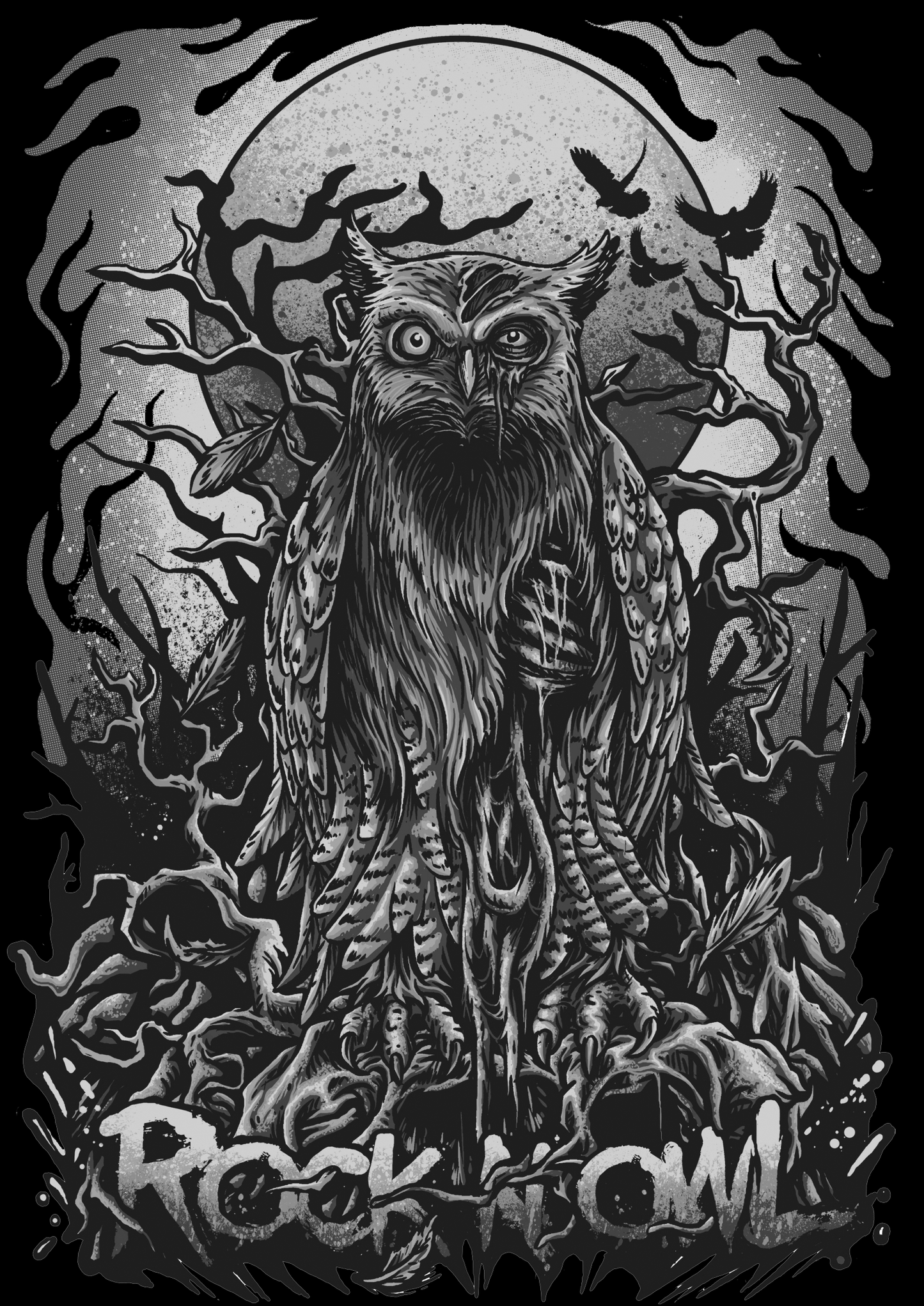 CREWNECK ZOMBIE BLACK UNI