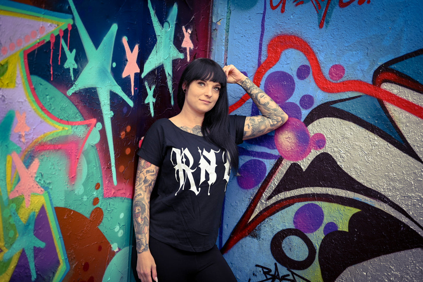 T-SHIRT RNO FONT NEW STYLE LADIES VERSCH. FARBEN