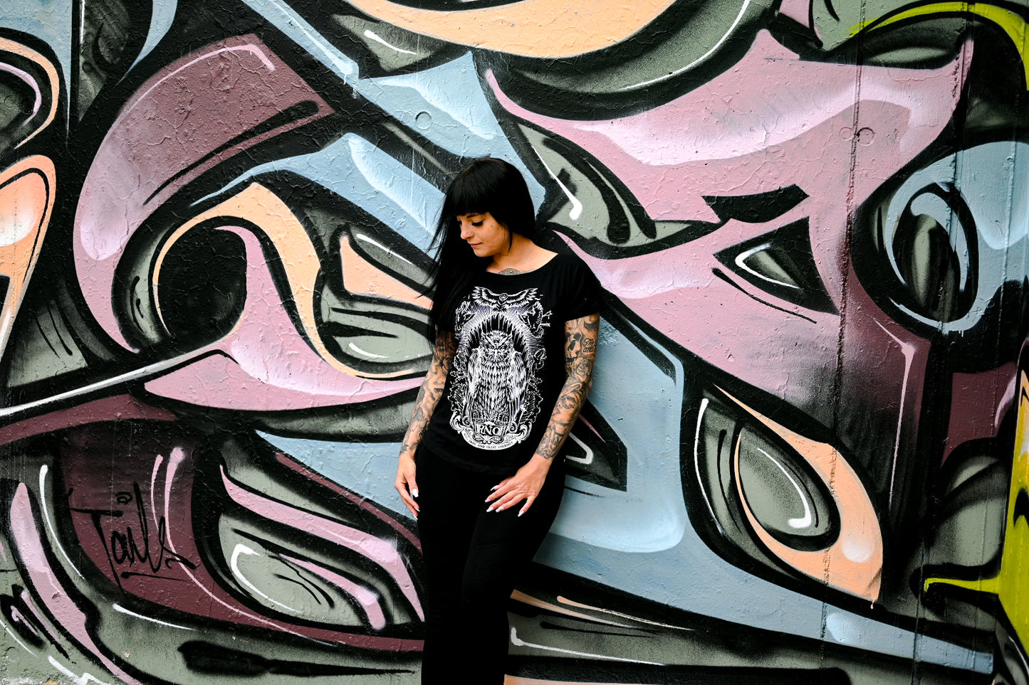 T-SHIRT GOWLT LADIES BLACK