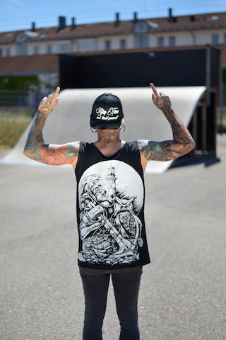 TANKTOP ANCHOR MEN BLACK