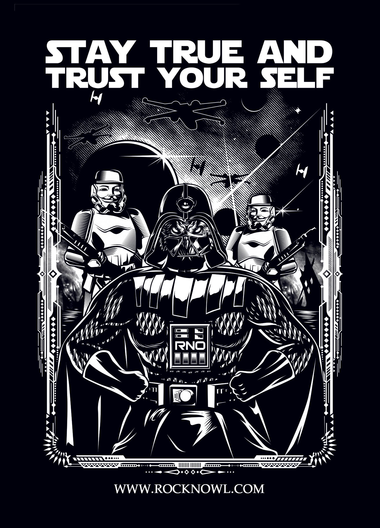 CREWNECK OWLVADER BLACK UNI