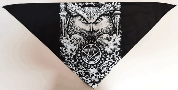 BANDANA TUCH BLACK UNI