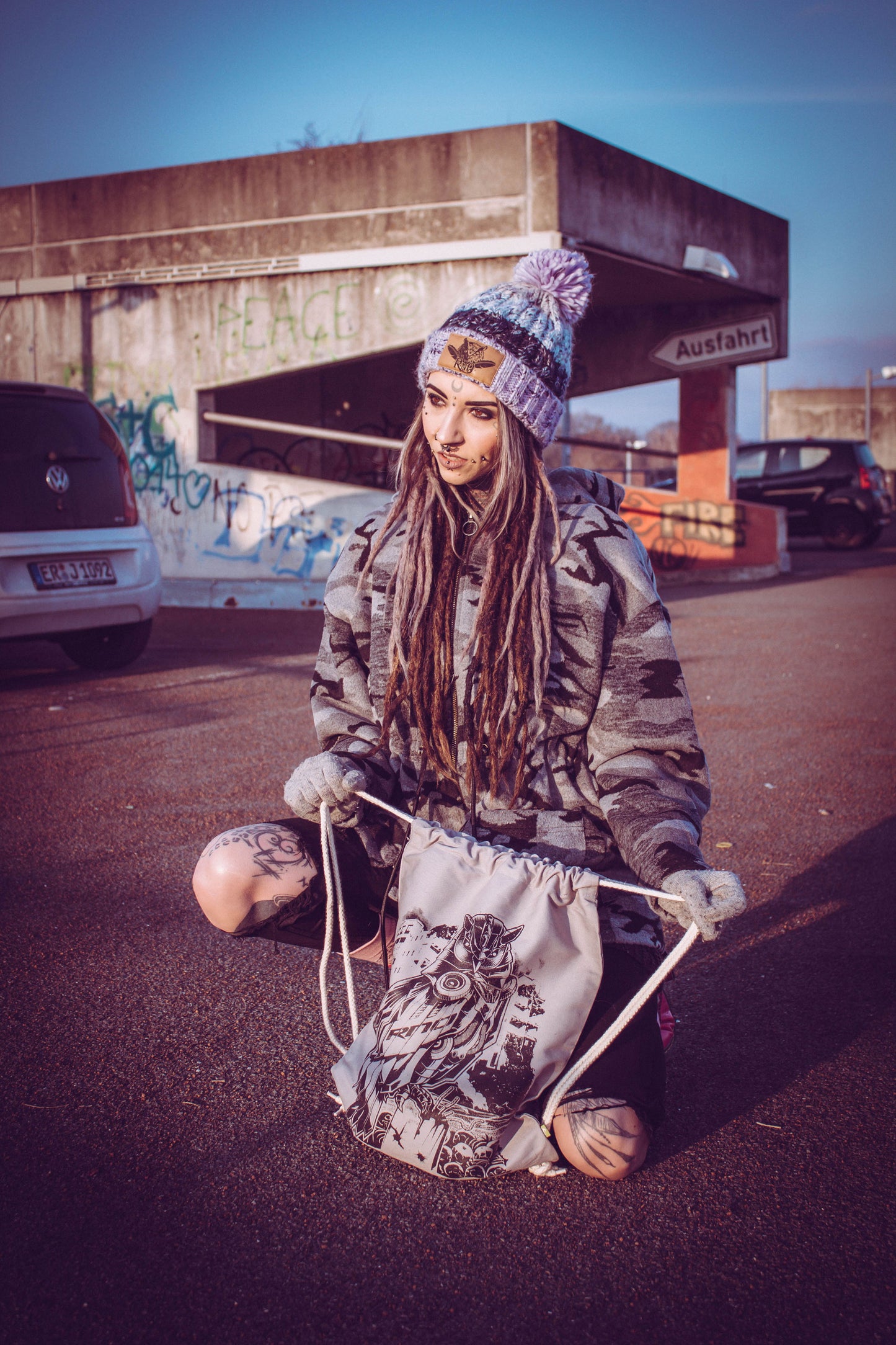 RNO Gymbag Transfowl Grey