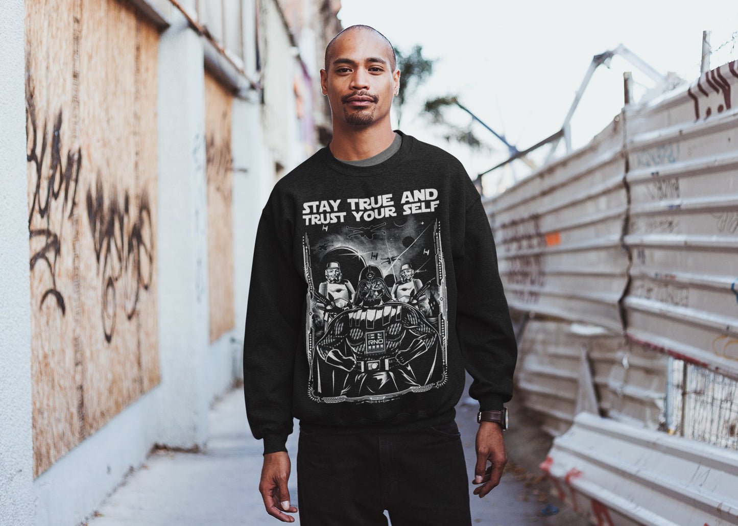 CREWNECK OWLVADER BLACK UNI