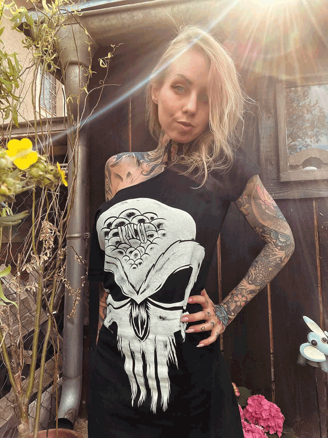 KLEID OWLISHER LOOSE FIT LADY BLACK