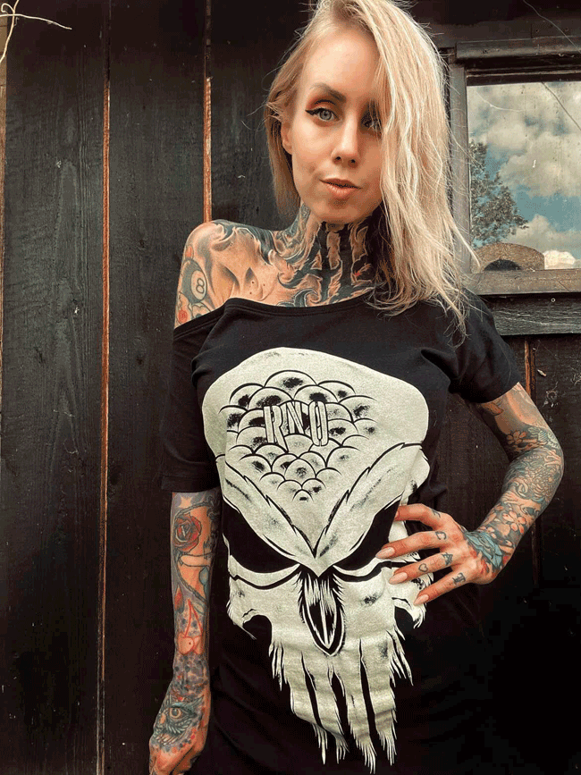 KLEID OWLISHER LOOSE FIT LADY BLACK