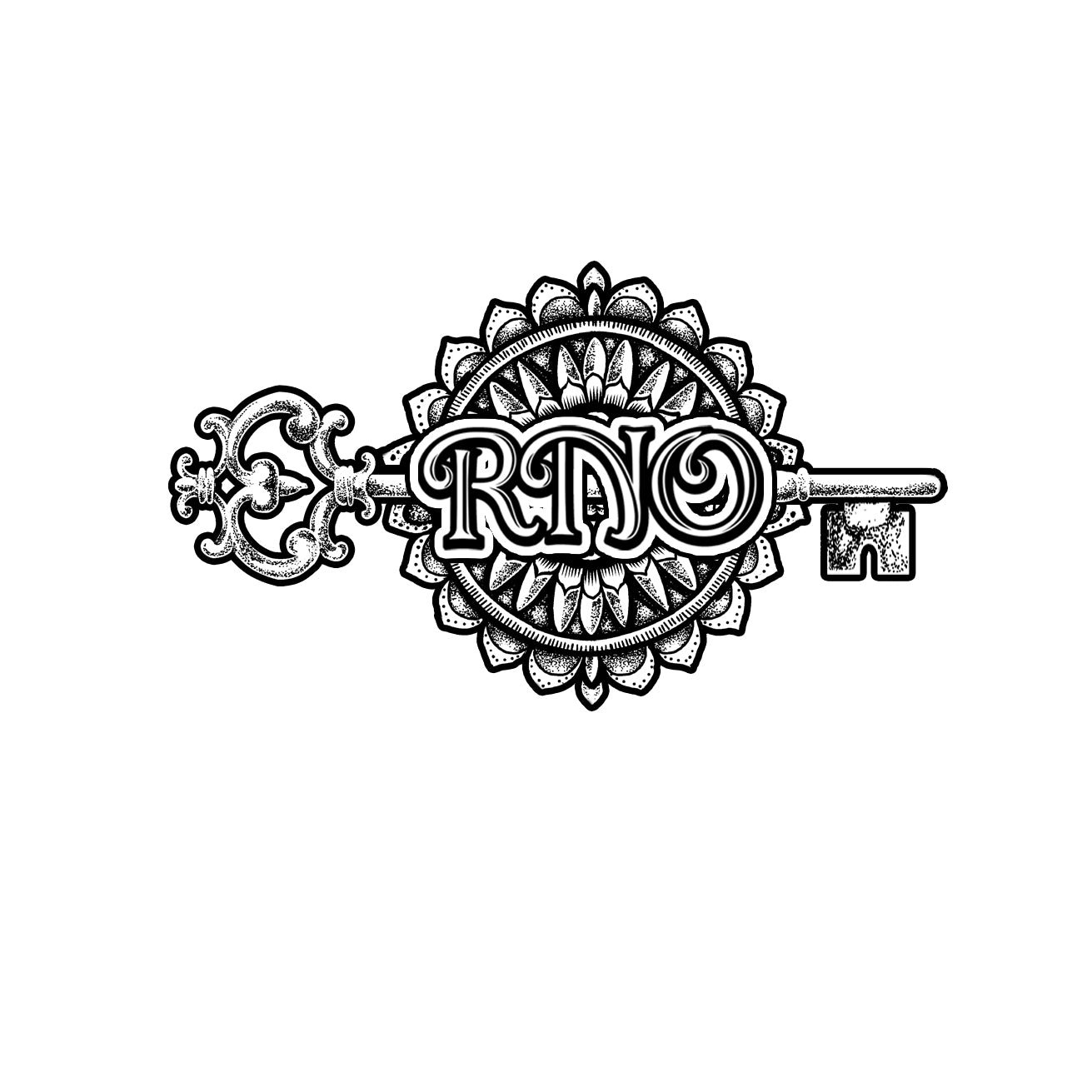 T-SHIRT POCKET FLOWLER OF LIFE UNI WHITE