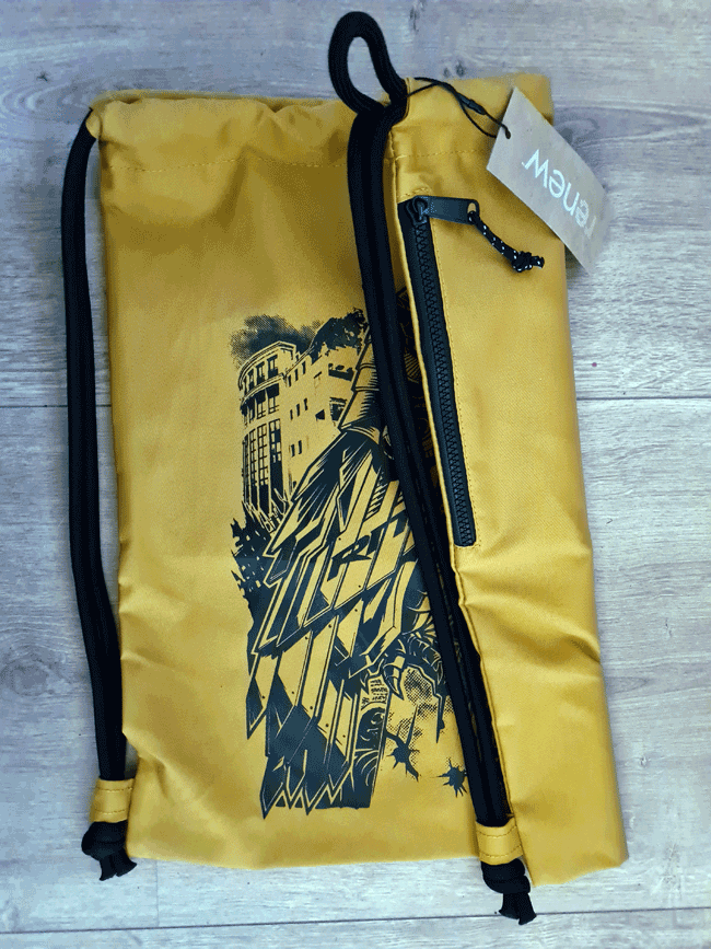 GYMSAC RECYLCLE TRANSFOWL MUSTARD