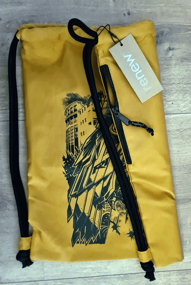 GYMSAC RECYLCLE TRANSFOWL MUSTARD