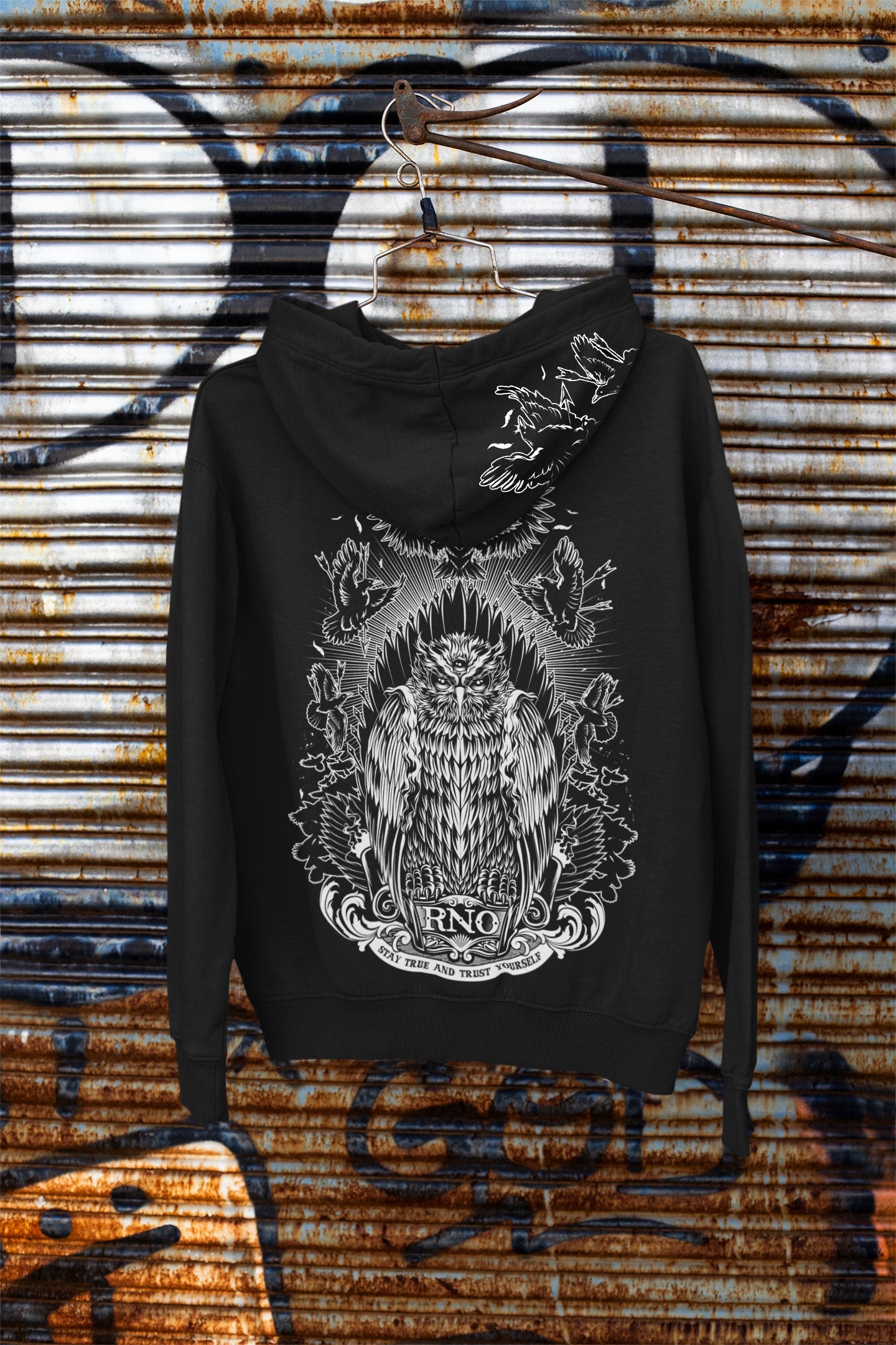 HOODIE GOWLT BLACK UNI