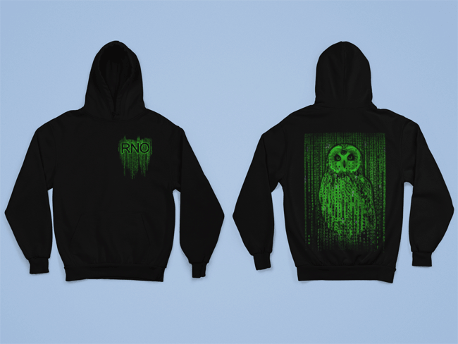 HOODIE MATRIX NEOWL BLACK UNI