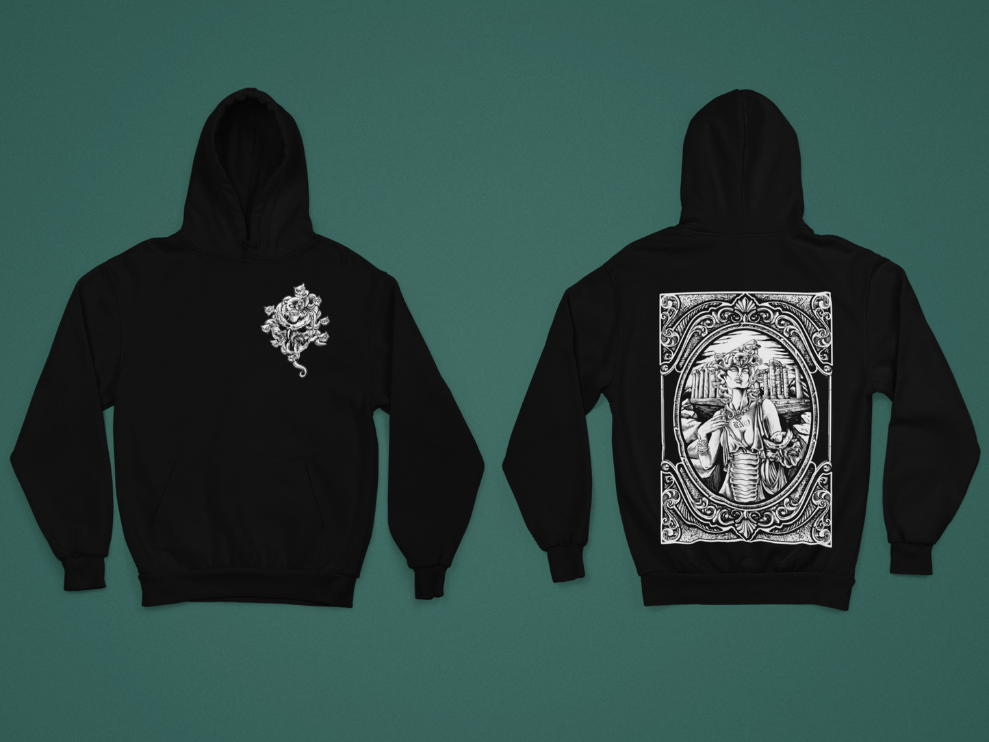 HOODIE MEDOWLSA BLACK UNI
