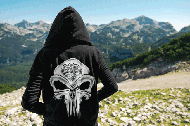 ZIPPER OWLISHER BLACK UNI