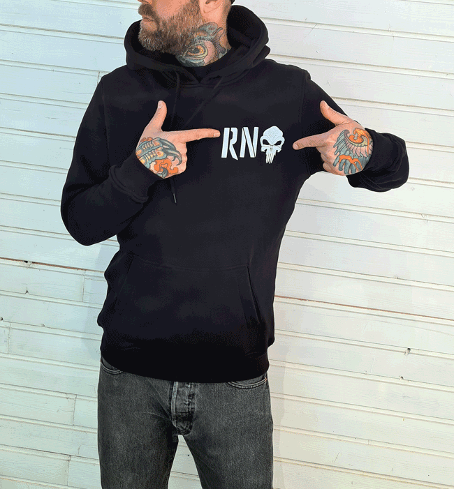 HOODIE OWLISHER BLACK UNI