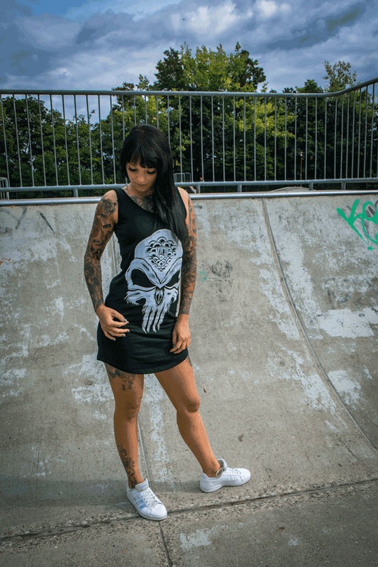 KLEID OWLISHER TRÄGER LADY BLACK