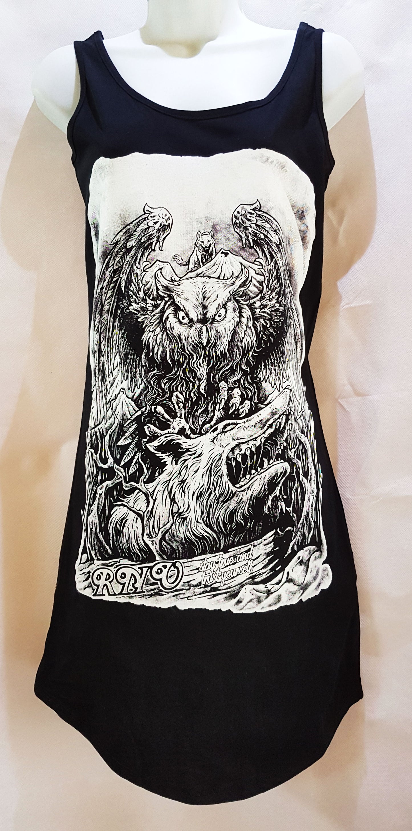 KLEID WOLFOWL TRÄGER LADY BLACK