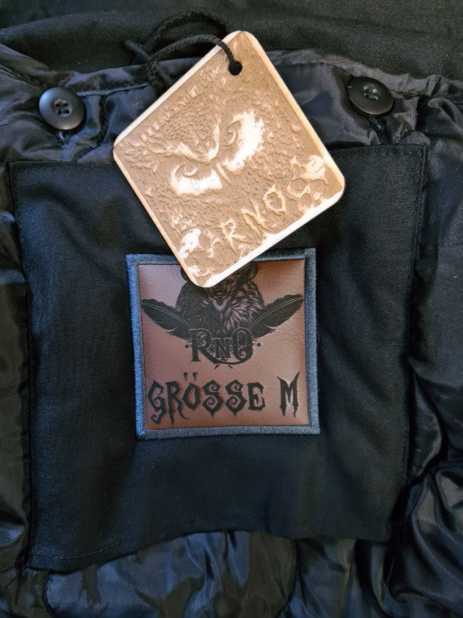 M65 JACKET MOTH EMB BLACK