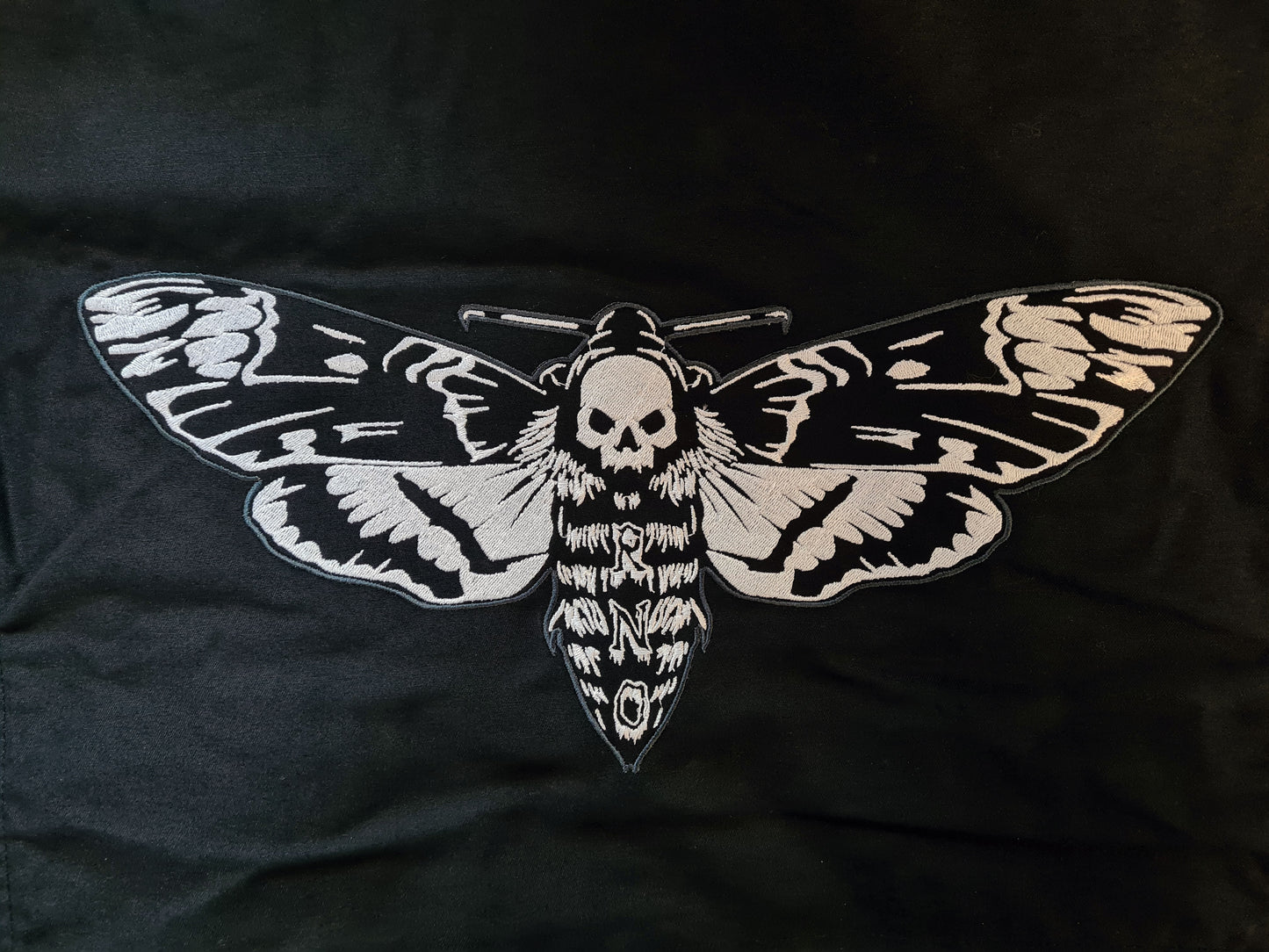 M65 JACKET MOTH EMB BLACK