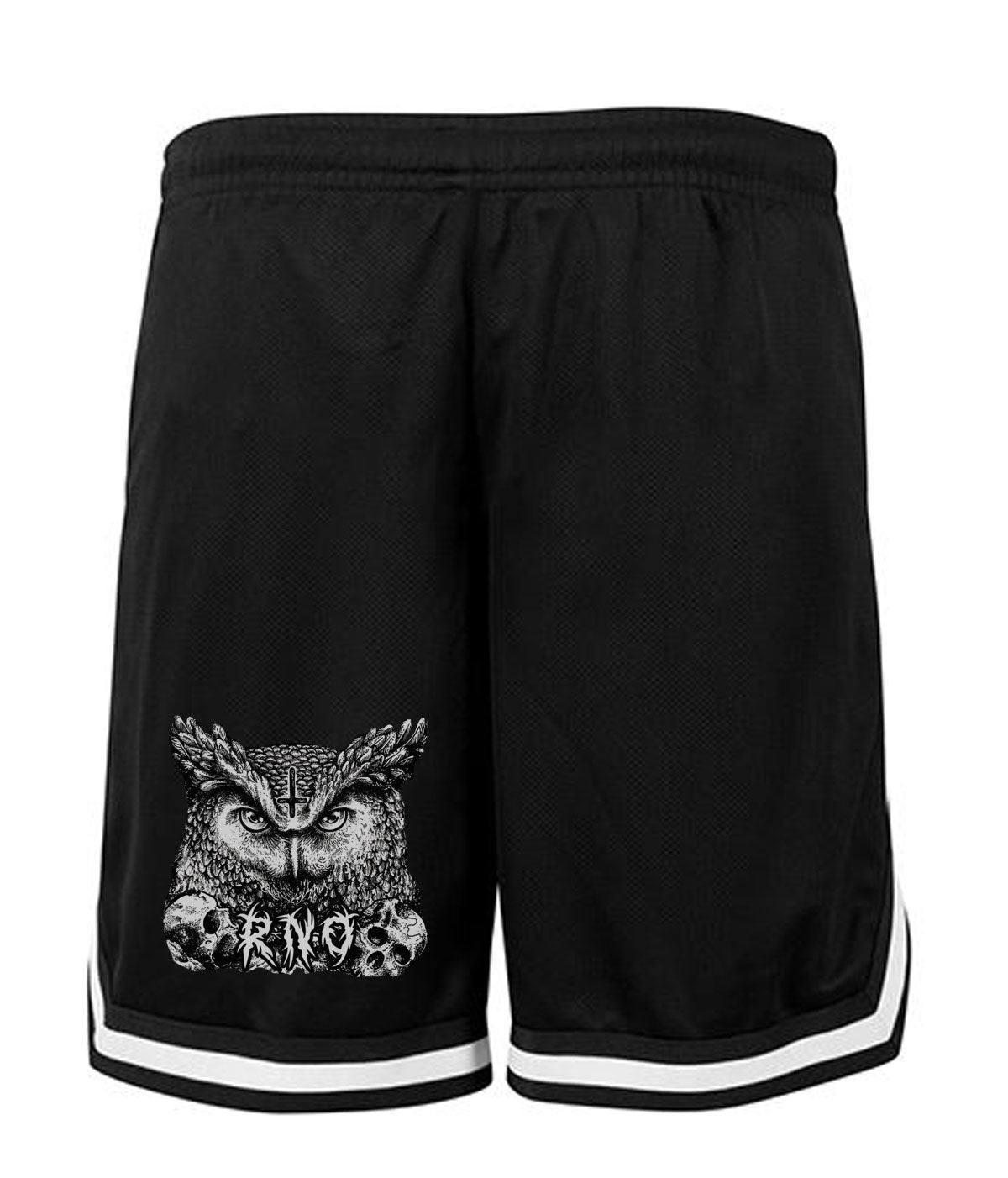 MESHSHORT D-OWL BLACK