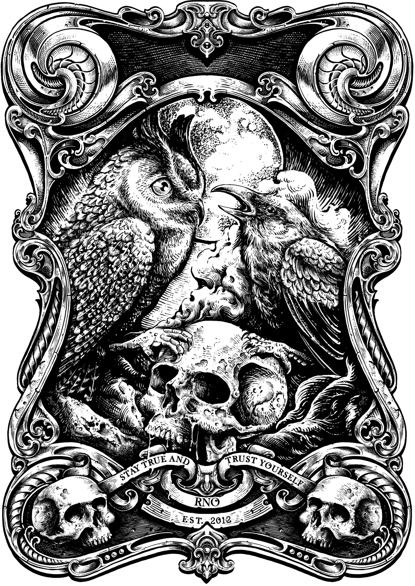 T-Shirt CROWL MEN WHITE