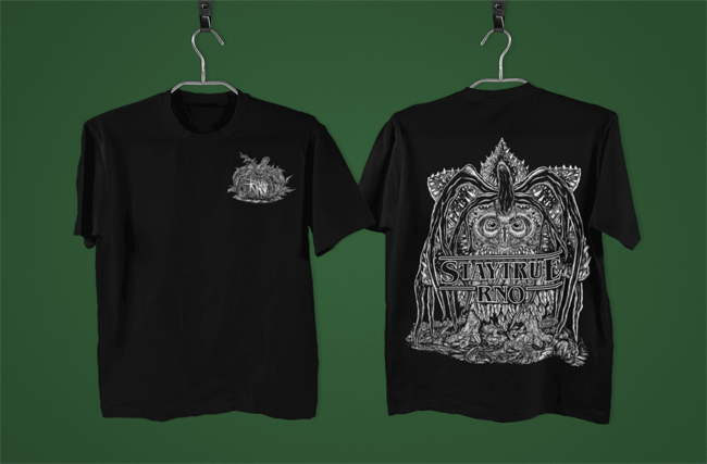 T-SHIRT POCKET DEMOWLGORGON UNI BLACK