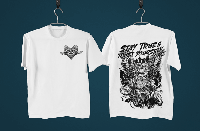 T-SHIRT POCKET ZOMBIEFIGHT UNI WHITE