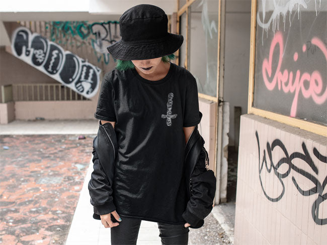 T-SHIRT POCKET S-OWL UNI BLACK