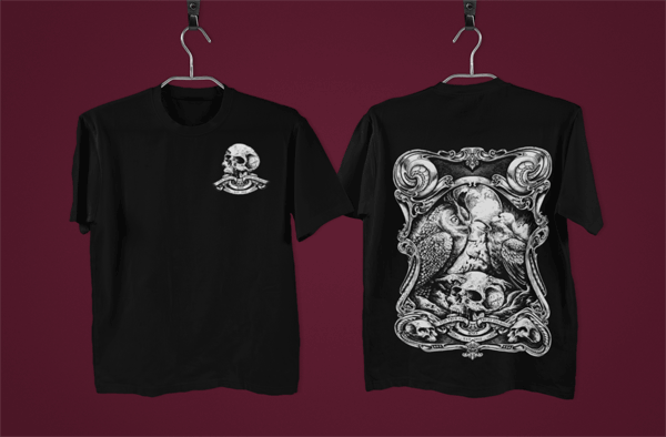 T-SHIRT POCKET CROWL UNI BLACK