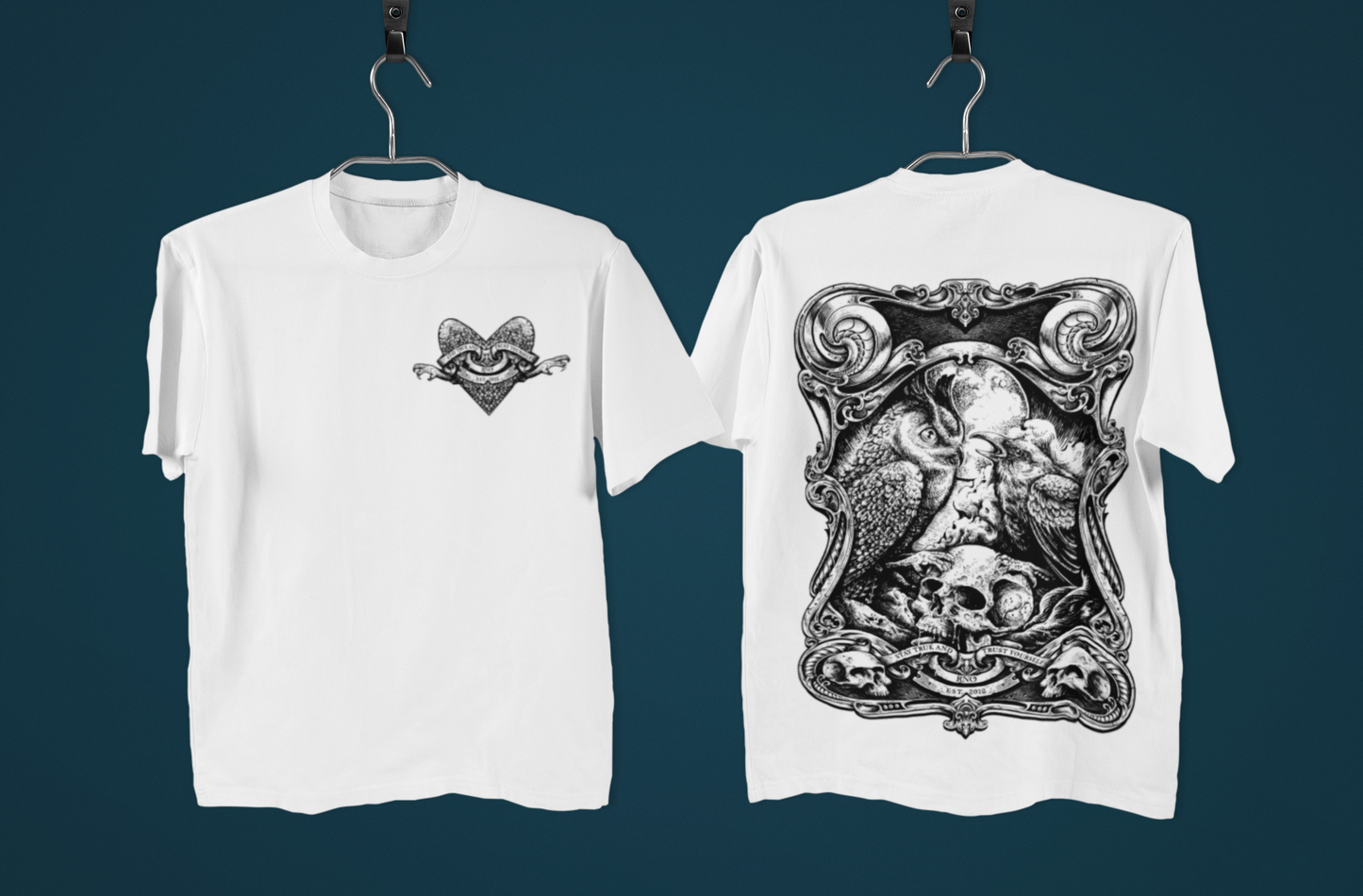 T-SHIRT POCKET CROWL UNI WHITE