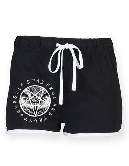 RETROSHORT LADY D-OWL PENTA BLACK/WHITE
