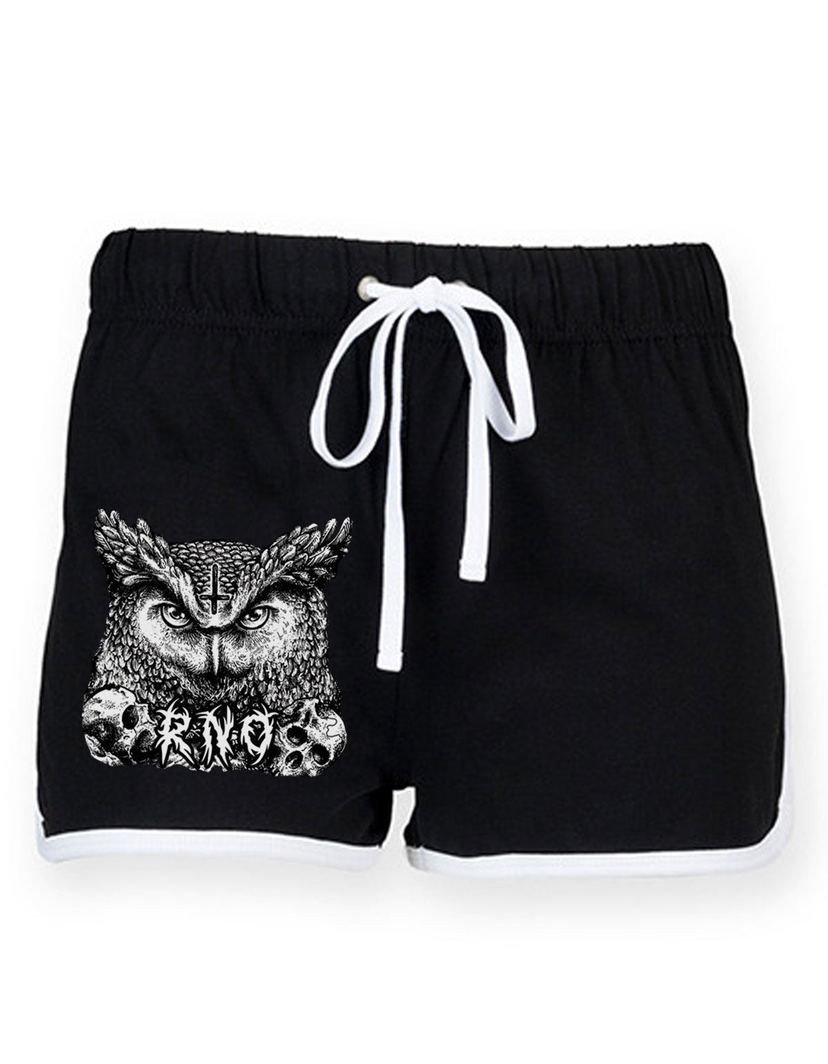 RETROSHORT LADY D-OWL BLACK/WHITE