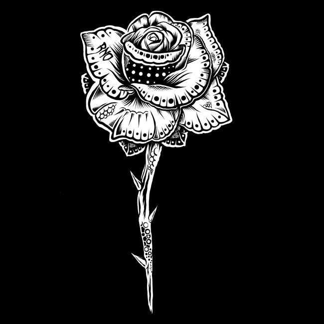 HOODIE ROSEOWL BLACK UNI