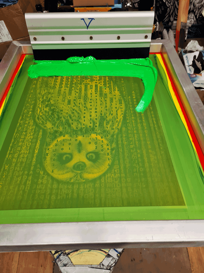 T-SHIRT MATRIX NEOWL MEN BLACK