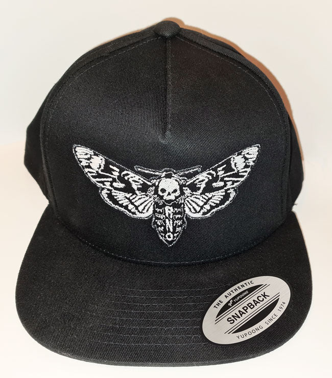 SNAPBACK MOTH LANTERN EMB Black