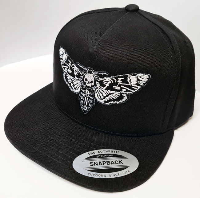 SNAPBACK MOTH LANTERN EMB Black