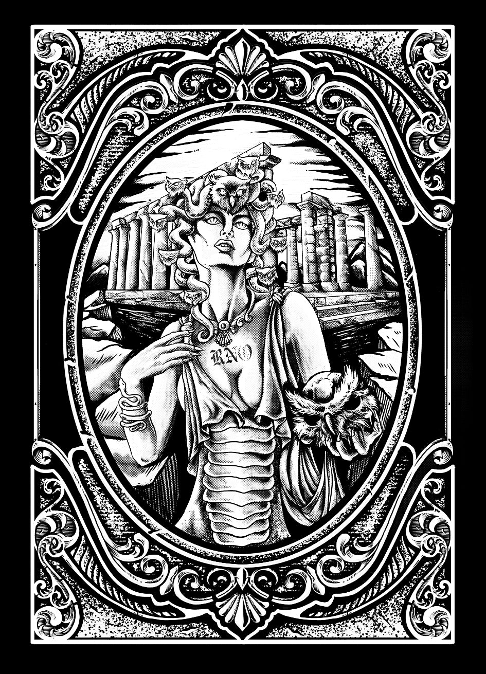 T-SHIRT MEDOWLSA LADIES BLACK