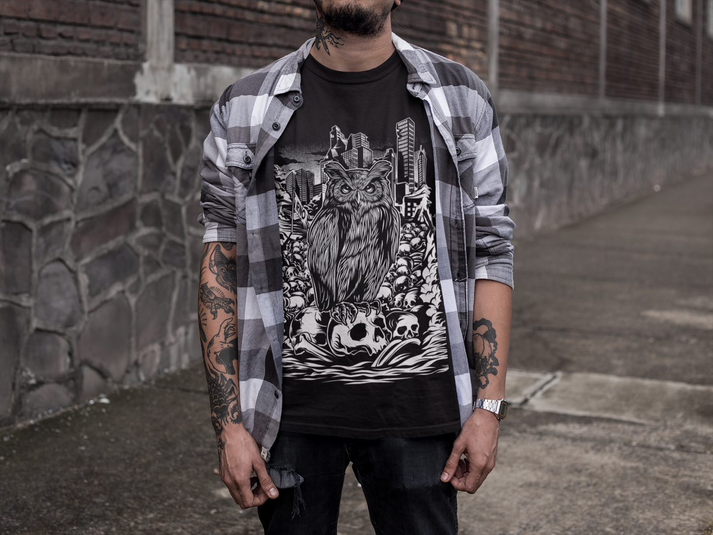 T-SHIRT APOWLCALYPSE MEN BLACK