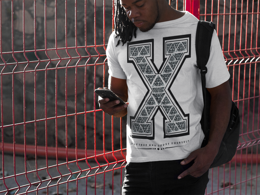 T-SHIRT BIG X MEN WHITE