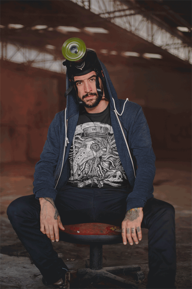 T-SHIRT COWLVID20 MEN BLACK