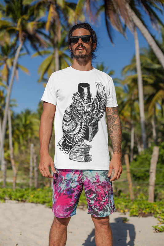 T-SHIRT GOWL VEGAN MEN WHITE